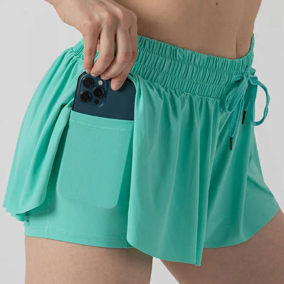 Butterfly Shorts Teal